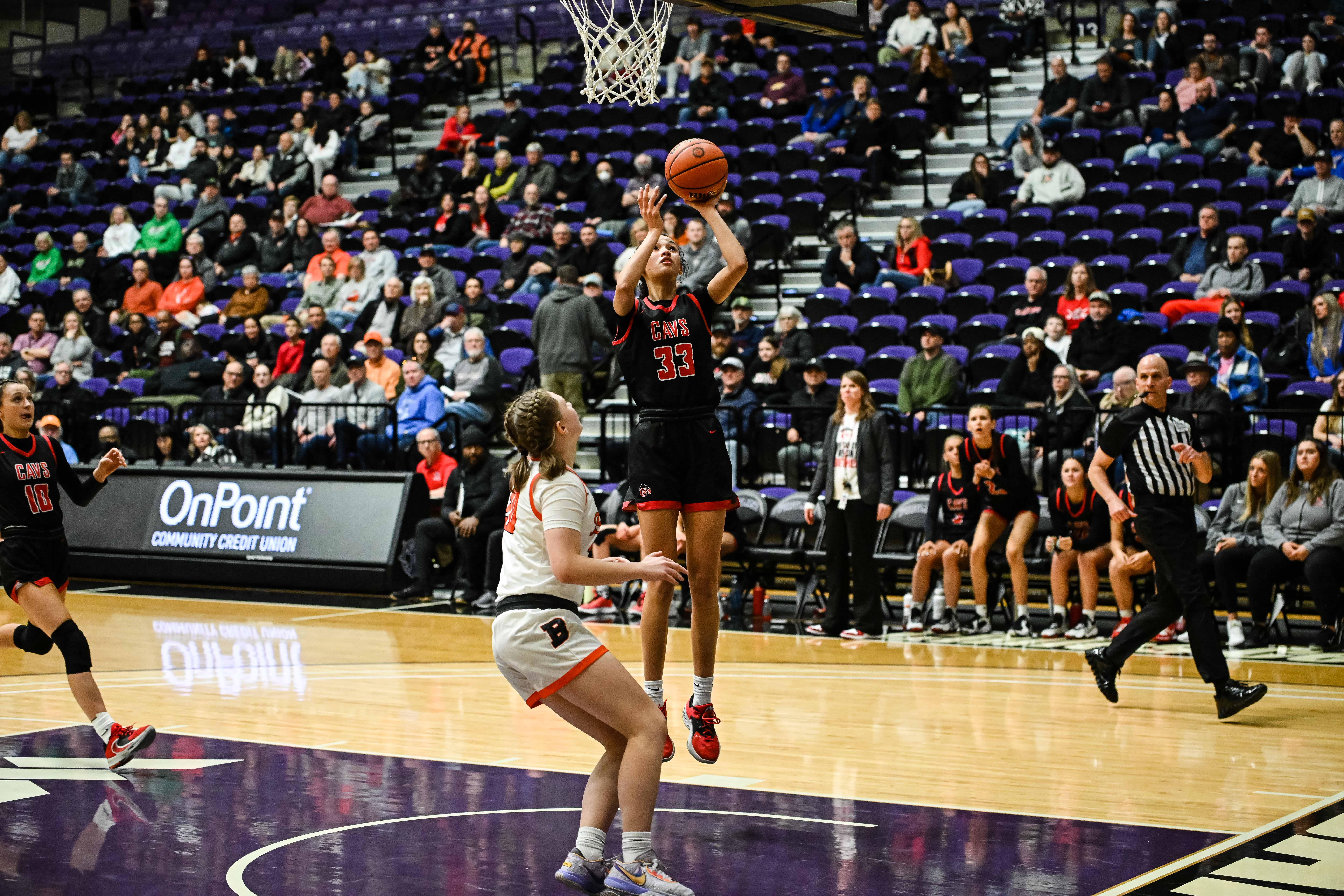 Clackamas Beaverton 6A Oregon girls basketball quarterfinal Naji Saker 1 -88